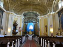 Rimavska Sobota / Grosteffelsdorf, barocker Innenraum der St. Johannes Kirche (29.08.2020)