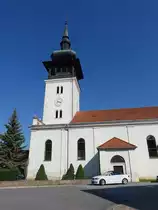 Medzev / Metzenseifen, kath. Pfarrkirche Maria Geburt, erbaut von 1732 bis 1735 (30.08.2020)