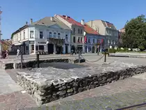 Kosice / Kaschau, Reste des alten Stadttor Dolna Brana und Geb�ude am Namesti Slobody (30.08.2020)