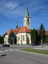 Humenne / Humenau, gotische Franziskanerkirche, erbaut im 14. Jahrhundert (31.08.2020)