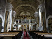 Presov / Esperies, Innenraum der griech. kath. Domkirche St. Johannes (01.09.2020)