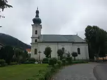 Krompachy / Krompach, r�misch-katholische Kirche im barock-klassizistischen Stil von 1774 (01.09.2020)