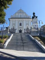 Tuchow, Redemptoristen Klosterkirche Maria Himmelfahrt, erbaut von 1665 bis 1682 (03.09.2020)