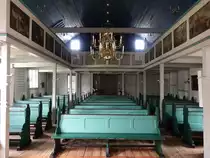 Geesthacht, Orgelempore in der St. Salvatoris Kirche, Orgel erbaut 1969 durch Alfred F�hrer (26.09.2020)