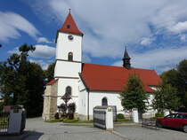 Lipnica Murowana, Pfarrkirche St. Andreas, erbaut ab 1363 (03.09.2020)