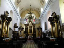 Nowy Wisnicz, barocker Innenraum der Maria Himmelfahrt Kirche (03.09.2020)