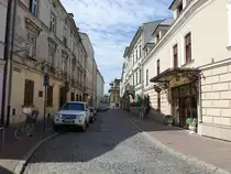 Krakau, historische H�user in der Poselska Stra�e (04.09.2020)