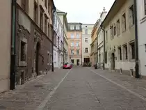 Krakau, historische Geb�ude in der Senacka Stra�e (04.09.2020)