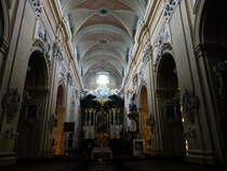 Krakau, barocker Innenraum der Erzengel Michael Kirche, Altre von Antonio Solari (04.09.2020)