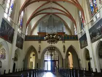 Katowice / Kattowitz, Orgelempore in der Maria Himmelfahrt Kirche (05.09.2020)