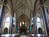 Chorzow / K�nigsh�tte, neugotischer Innenraum der Maria Himmelfahrt Kirche (05.09.2020)