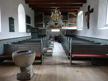 Sondbjerg, Pfeifenorgel mit 12 Stimmen von 1997 in der Ev. Kirche (19.09.2020)