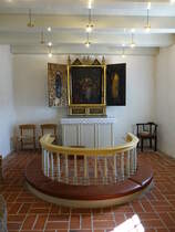 Lodbjerg, Altar von 1585 in der ev. Dorfkirche (19.09.2020)