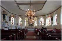 Der Innenraum der Christinae-Kirche in Gteborg. 10.05.2008