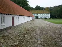 Lynderupgard, Nordj�tlands �ltester Herrensitz aus Fachwerk dreifl�gelige Anlage erbaut 1566 f�r Kristoffer Rosenkrantz (20.09.2020)