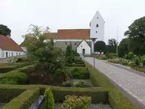 Hojslev, Orslevklosterkirche, erbaut um 1500, um 1700 Umbau im Barockstil f�r General J. Rantzau (20.09.2020)