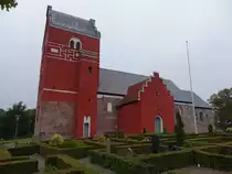 Alum, evangelische Kirche, erbaut im 16. Jahrdhundert aus Granitquadern (21.09.2020)