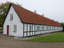 Fussingo, Wirtschaftsgebude aus Fachwerk, erbaut im 18. Jahrhundert (21.09.2020)