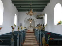 Virring, Ev. Kirche, Kanzel von 1665 mit Schalldeckel von 1837 (21.09.2020)