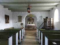 Snaebum, Innenraum in der evangelischen Dorfkirche (21.09.2020)