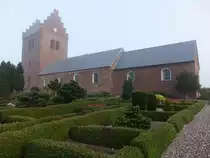 Udbyneder, evangelische Kirche, romanische Backsteinkirche, erbaut von 1200 bis 1225 (22.09.2020)