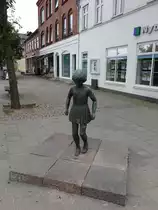 Vra, Skulptur in der Ostergade Stra�e (23.09.2020)