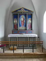 Hammelev, Altar in der evangelischen Dorfkirche (24.09.2020)