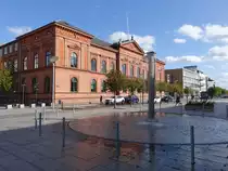 Randers, Kulturhuset und Stadtbibliothek in der Ostervold Stra�e (24.09.2020)