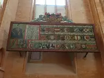 L�neburg, Abtswappentafel von 1562 im s�dlichen Seitenschiff der St. Michaelis Kirche (26.09.2020)