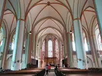 L�neburg, gotischer Innenraum der Ev. St. Johannis Kirche (26.09.2020)