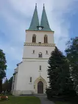 Gda, evangelische Pfarrkirche St. Peter und Paul, erbaut von 1505 bis 1517 als sptgotische Hallenkirche (02.10.2020)