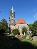 Lohmen, ev. Dorfkirche, erbaut bis 1789 durch George Bhr (04.10.2020)