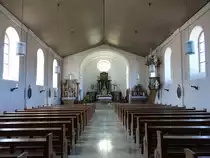 Oberbach, Innenraum der kath. Pfarrkirche Maria Himmelfahrt (08.07.2018)