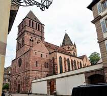 Straburg, die lutherische Thomaskirche an der Rue Martin Luther - 11.05.2017