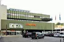 Baden, ehemaliges Warenhaus EPA er�ffnet am 26. Oktober 1972. Coop City seit dem 10. April 2003. Vom Bahnhofplatz aus fotografiert am 25.09.2012