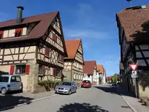 Schmie, historische Fachwerkh�user in der Hauptstra�e (12.08.2017) 