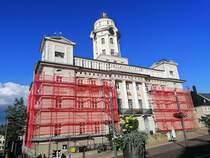 Sanierung der Fenster im Stdtisches Rathaus Zeulenroda. Foto 04.08.20