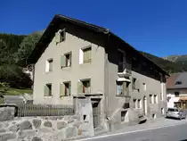 Susch im Unterengadin, einfaches Wohngeb�ude am Stradun 26 - 13.09.2019