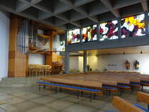 Epfendorf, Orgel in der kath. St. Remigius Kirche, Kirche erbaut 1972 (19.08.2018)