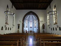 Kloster Heiligenbronn, Innenraum der Klosterkirche St. Gallus (19.08.2018)