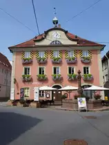 Oberndorf, altes Rathaus, erbaut 1783 im Barockstil (19.08.2018)