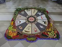 Litzendorf, Erntedankaltar in der kath. Pfarrkirche St. Wenzeslaus (13.10.2018)