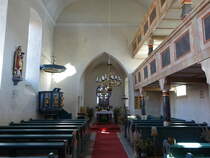 Sulzdorf an der Lederhecke, Innenraum der ev. St. Leonhard Kirche (15.10.2018)