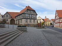 Fladungen, Fachwerkhaus in der Ludwigstrae (16.10.2018)