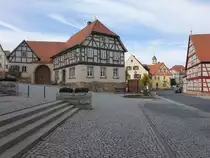 Fladungen, Fachwerkhaus in der Ludwigstrae (16.10.2018)