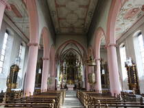 Mellrichstadt, Innenraum der kath. Pfarrkirche St. Kilian (16.10.2018)