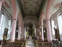 Mellrichstadt, Innenraum der kath. Pfarrkirche St. Kilian (16.10.2018)