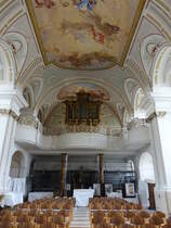 Asbach, Orgelempore in der kath. Pfarrkirche St. Matthus (20.10.2018)