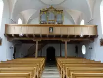 Rainding, Orgelempore in der kath. Pfarrkirche St. Michael (20.10.2018)