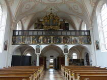 Sammarei, Orgelempore in der Wallf. Kirche Maria Himmelfahrt (20.10.2018)